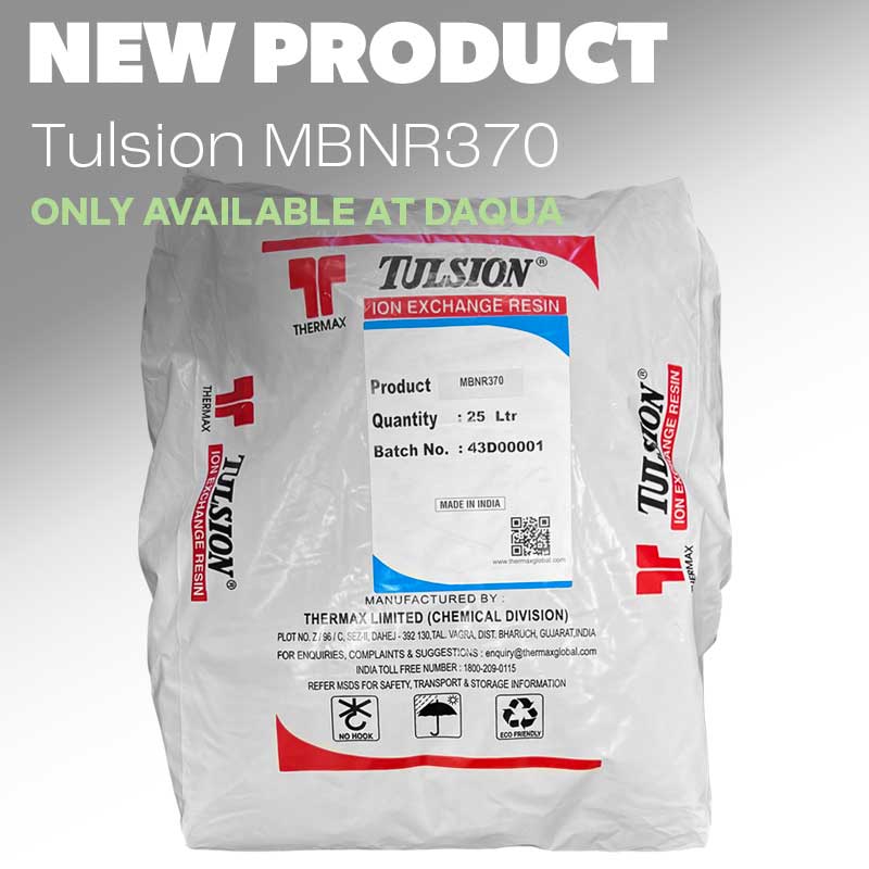 Brand new Tulsion MBNR370 Nuclear Grade Resin only available at Daqua
